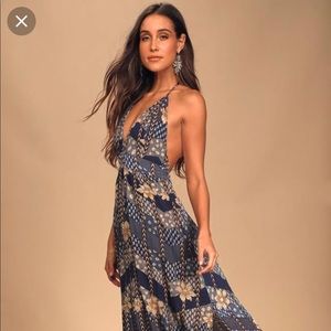 NWT O’Neill Annalisa halter dress